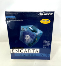 Microsoft ENCARTA Multimedia Encyclopedia 2000 Software Windows 95/98 New Sealed