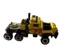 Hot Wheels Yellow & Black Haulin Heat K9394 Die-Cast Truck Model Made In Thailan