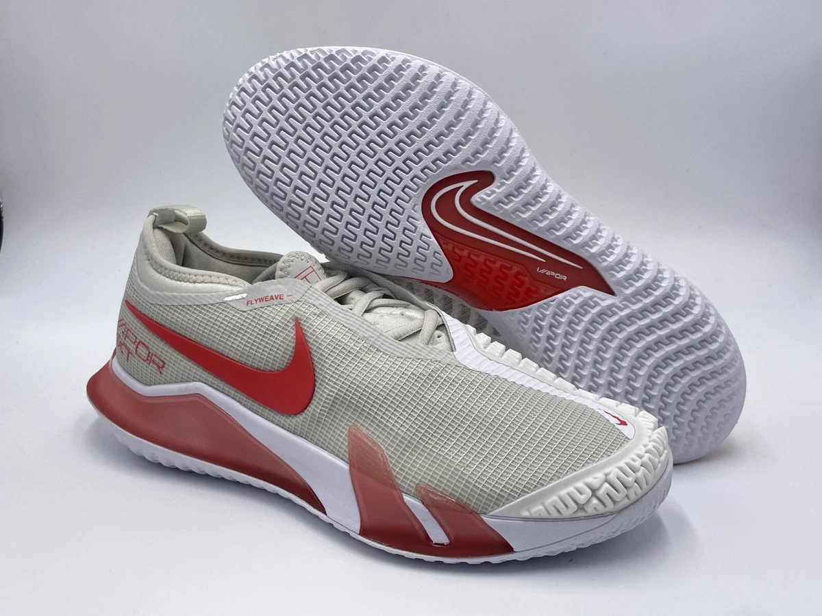 NIKE W REACT VAPOR NXT HC LIGHT BONE LOBSTER WHITE CV0742 003 US WMN SZ 6
