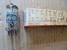 Brimar UK CV492 ECC83 12AX7 Ladder F NOS Tube AMPLITREX test GM% 112 100 MAY24A