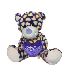 Dan Dee Valentines Day Only Love Multicolor Hearts Plush Stuffed Animal 16"