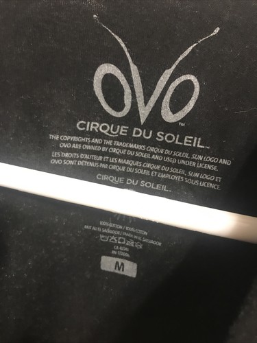 Cirque Du Soleil OVO North American Tour 2016-2017 Black T-Shirt Men's M - Picture 3 of 3
