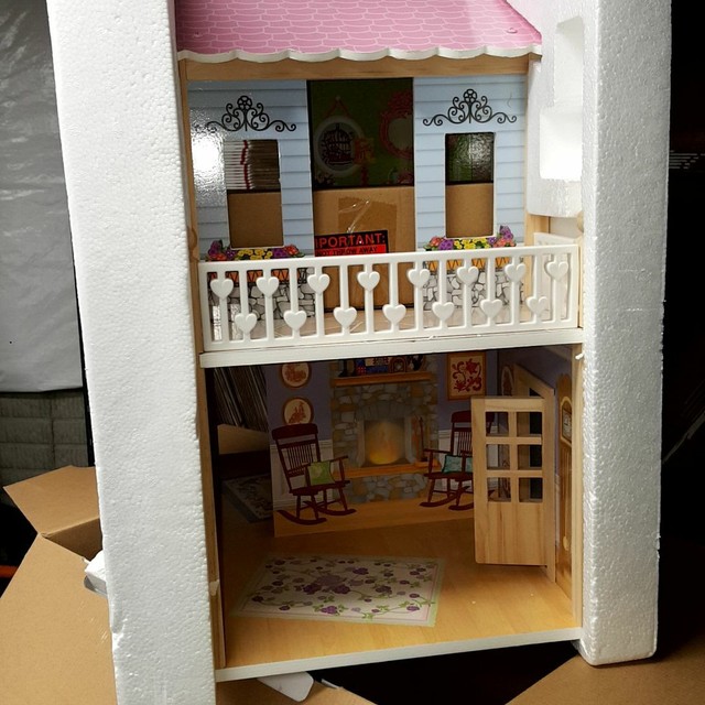 kidkraft dollhouse cottage bookcase