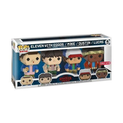 Cible Funko Pop! 8 Bit 4-Pack Stranger Things - Onze Mike Dustin Lucas 2022 Cible Funko Pop! 8 Bit 4-Pack Stranger Things - Onze Mike Dustin Lucas 2022 | Funko Pop | 2 Cible Funko Pop! 8 Bit 4-Pack Stranger Things - Onze Mike Dustin Lucas 2022 | Funko Pop