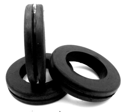 Rubber Grommet Fits 1.5'' Hole, 1/8'' Panel, Has 1.25'' ID, Durable, Perfect Fit!