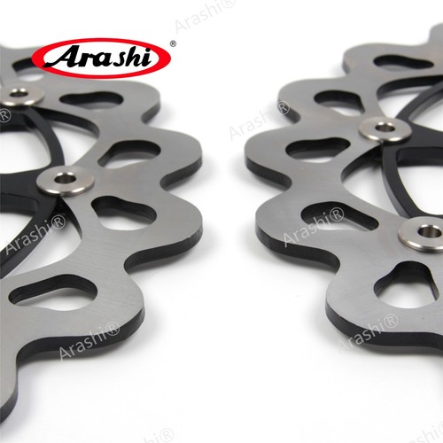 Rotor de disco de freno delantero trasero Fit Suzuki Hayabusa GSX1300R 1999-2007 + pernos azules - Imagen 5 de 15
