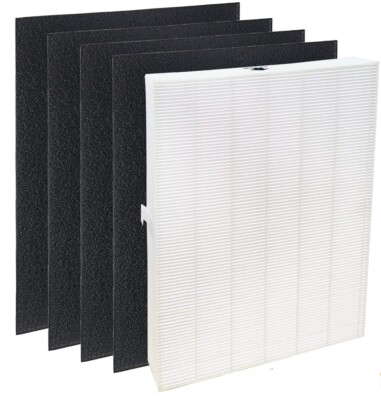 Replacement Filter for Winix C535 New. 1 HEPA + 4 Activated Carbon filters 5300