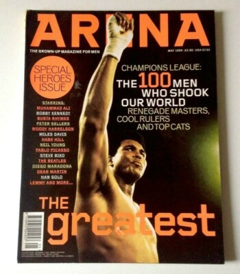 Arena magazine, May 1999, Muhammad Ali, Miles Davis, The Beatles