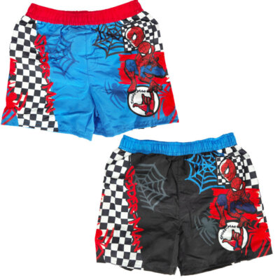 Marvel Spiderman Kinder Badehose Badeshorts Shorts Schwimmhose Gr 98-128