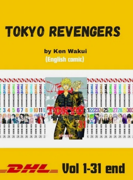 NUEVO TOKYO REVENGERS Manga Vol 1 - Vol 31 (Fin) Juego Completo Cómic Inglés