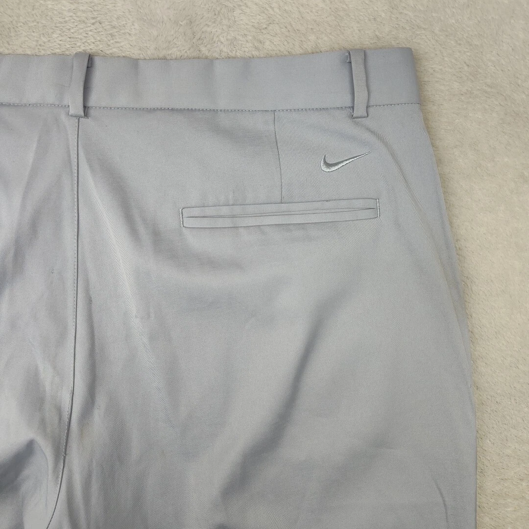 VETEMENTS Pantalone Nike Uomo 36x33 Grigio Golf Flex Performance Tech Elasticizzato Essential 913915