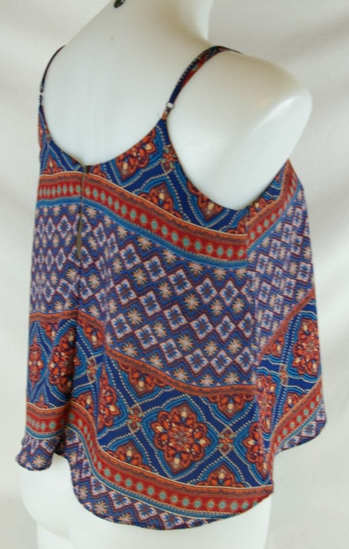 Forever 21 Adj. Spaghetti Strap Multi- Colored Cr… - image 6