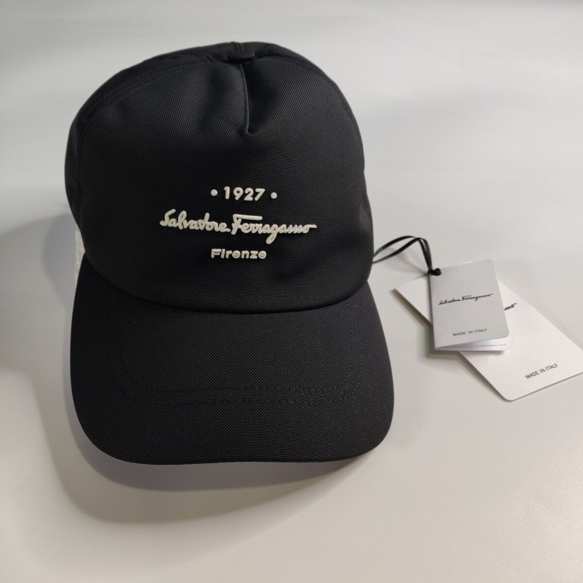 Salvatore Ferragamo Hat Cap Black Firenze Logo NWT | eBay Salvatore Ferragamo Hat Cap Black Firenze Logo NWT | eBay