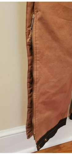 WALLS Zero Zone Coveralls xl Regular Lined Insulated Orange/Tan worn twice - Picture 3 of 3