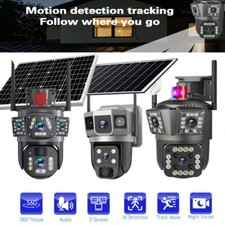 9MP 4K Wireless Solar Camera Outdoor Dual Len...