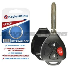 New Remote Key Keyless Fob Replacement Case Button Shell Uncut Blade Blank