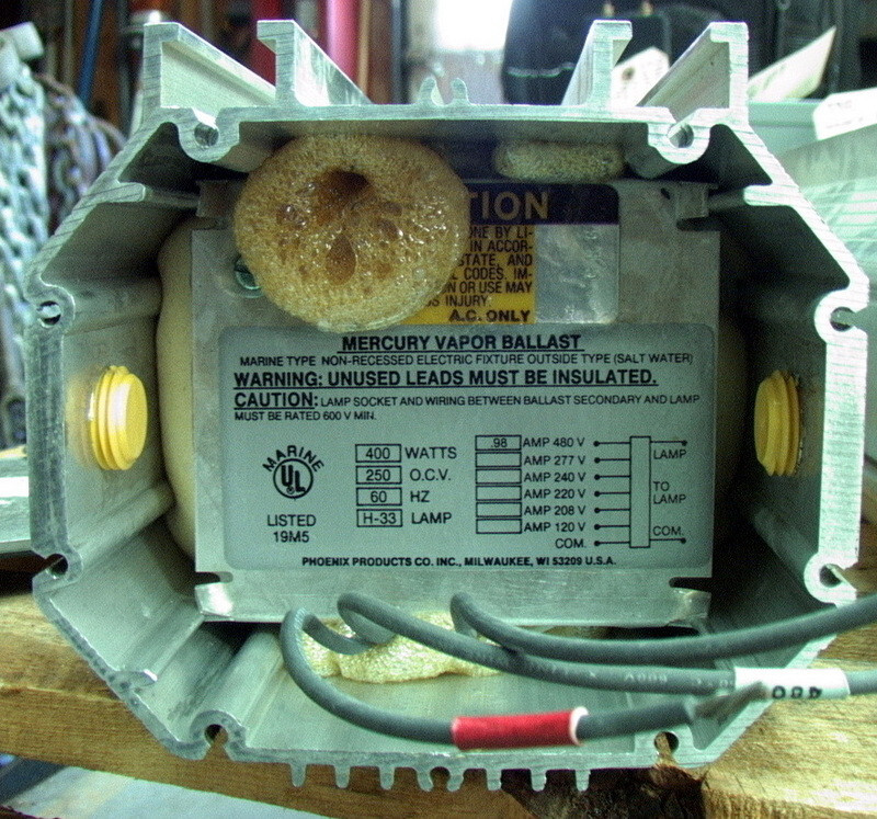 Phoenix Products Company 1-400MV-15 480VAC 400W Mercury Vapor ...