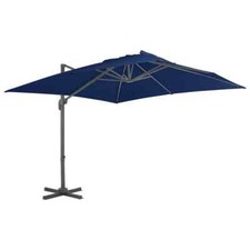 Cantilever Umbrella with Aluminium Pole 3x3 m Azure Blue vidaXL