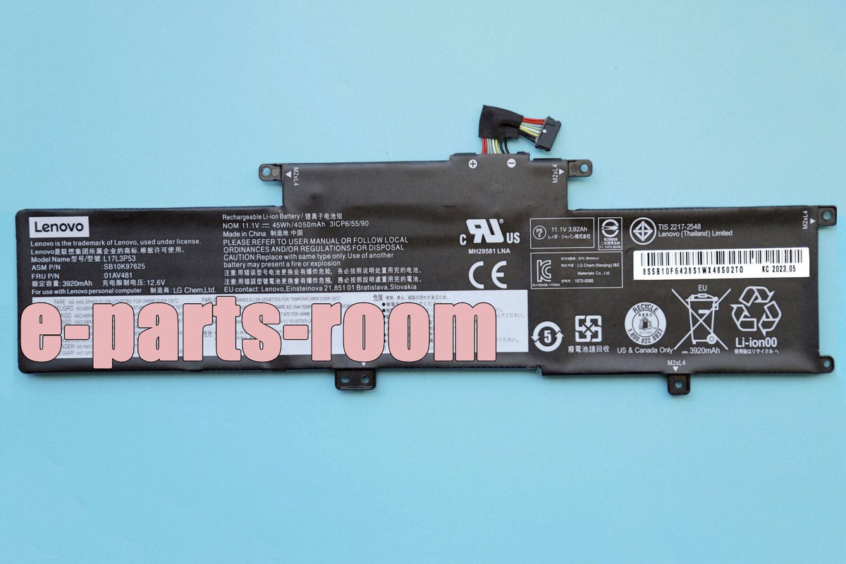 ThinkPad L390/i5/8GB/SSD256GB/バッテリー良好 Genuine L17C3P53 L17L3P53 L17M3P55 Battery for Lenovo ThinkPad S2