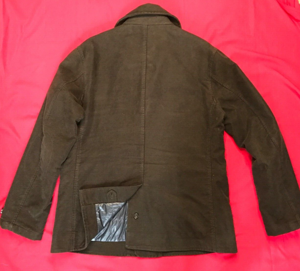 GANT CLASSICS MENS BROWN CASUAL MOLESKIN JACKET CHEST SIZE 46" GOOD