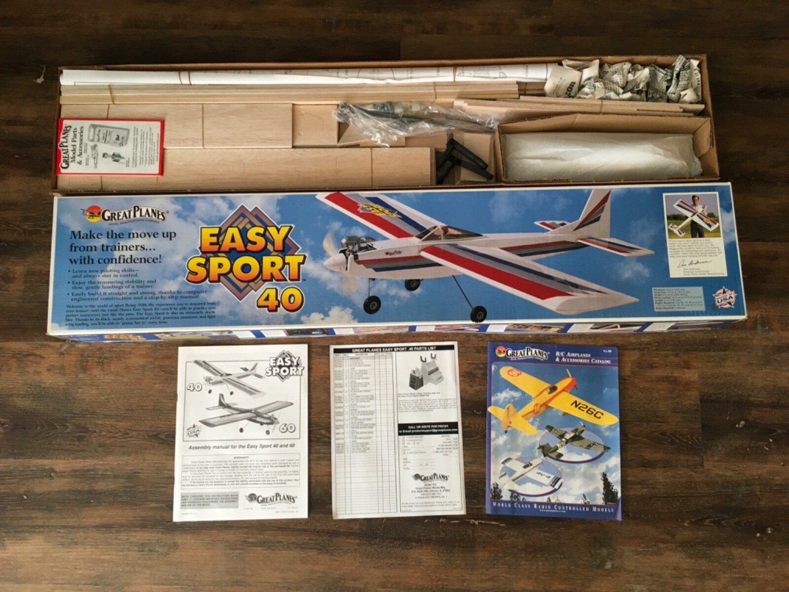 Great Planes Easy Sport 40 GPMA0150 .40 Size Model Airplane Kit