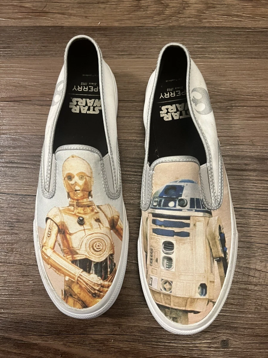 Sperry x Star Wars Canvas Slip On R2 D2 C3PO Droids Slip On