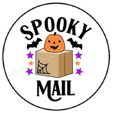 SPOOKY MAIL HALLOWEEN ENVELOPE SEALS LABELS STICKERS PARTY FAVORS