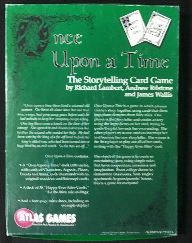 Once Upon a Time ~ Atlas Games 1000 ~ 1993 ~ OEJ - Image 3 of 3