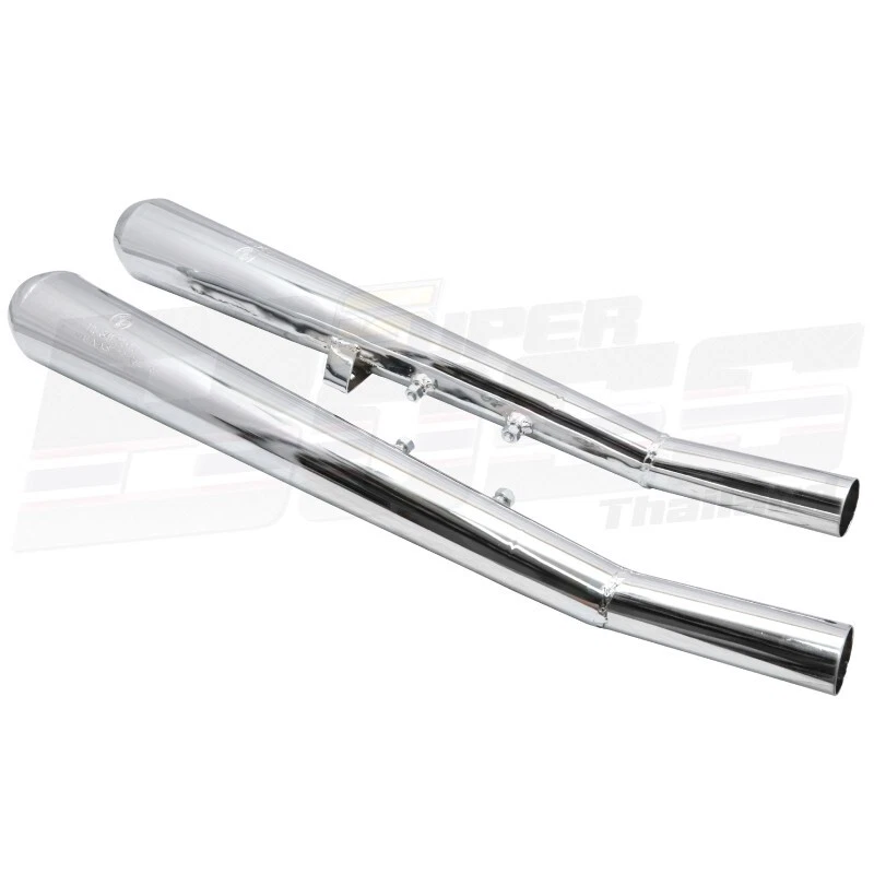 Fit HONDA CB360 Exhaust Muffler with pipes ***PT Style*** - Image 3 of 4