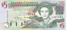 ECS  $5  ND. 2003  Series  V - L  Que. II  Uncirculated Banknote HJ 7