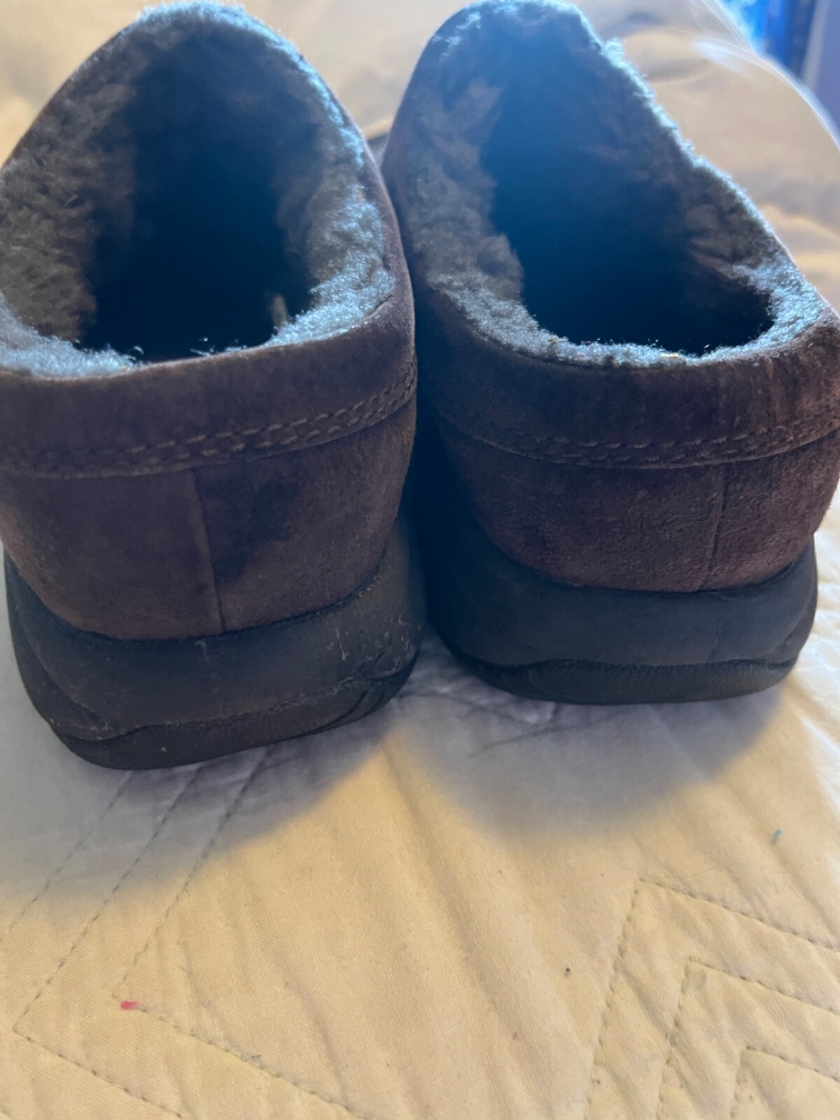 Slip on Merrell foderato marrone ex suola vibram taglia 8