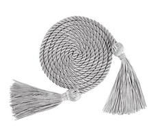 Graduation Honor Cords 68" Long Silver