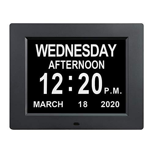 Jaihonda [Upgraded Digital Calendar Day Clock with Day and  Assorted Colors