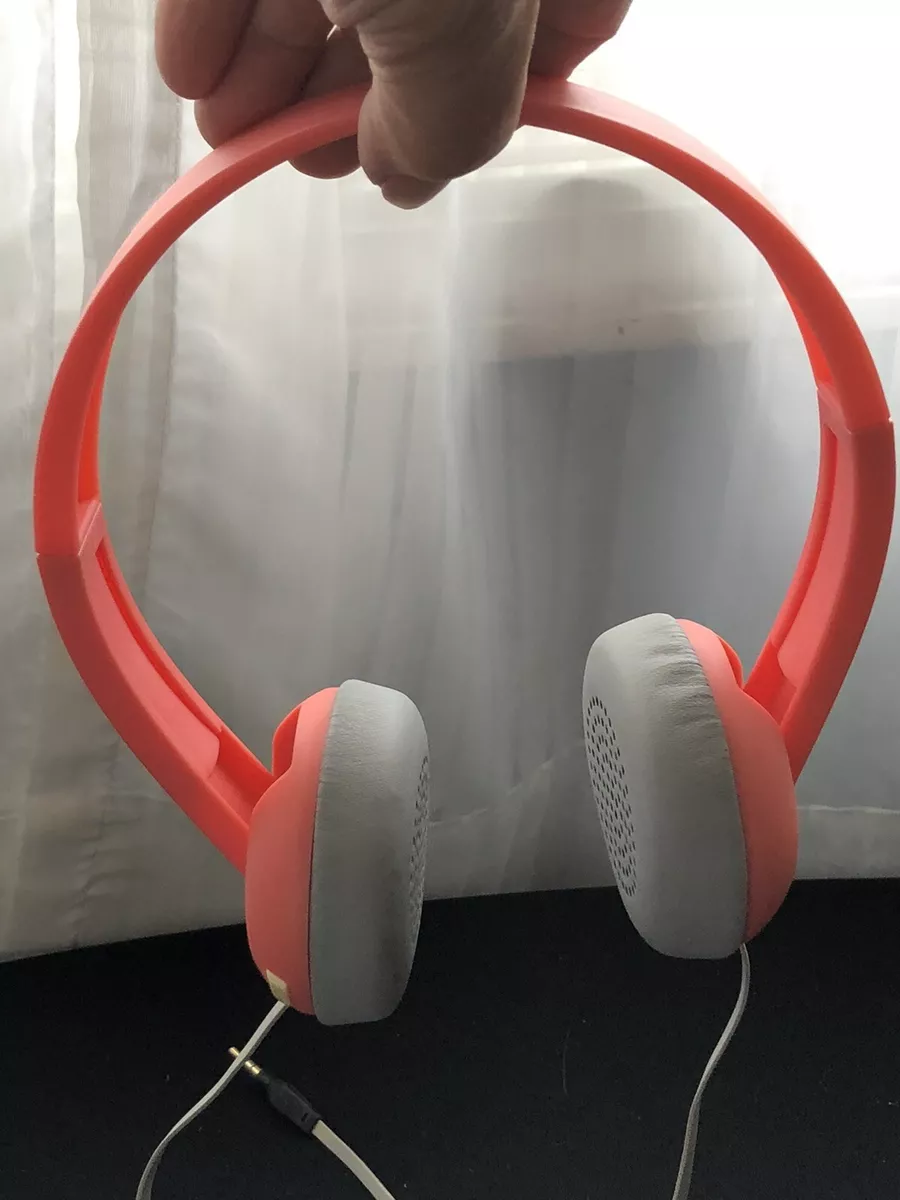 Skullcandy Uproar Pink Headphones Excellent Used Condition