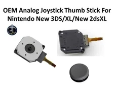OEM Analog Joystick Thumb Stick  For Nintendo New 3DS/XL/New 2DS XL & Rocker Cap