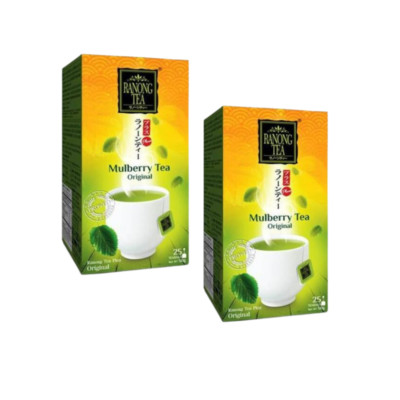 2box 50sachets Mulberry Tea Plus with Japanese Green Tea Ranong Tea Brand Health