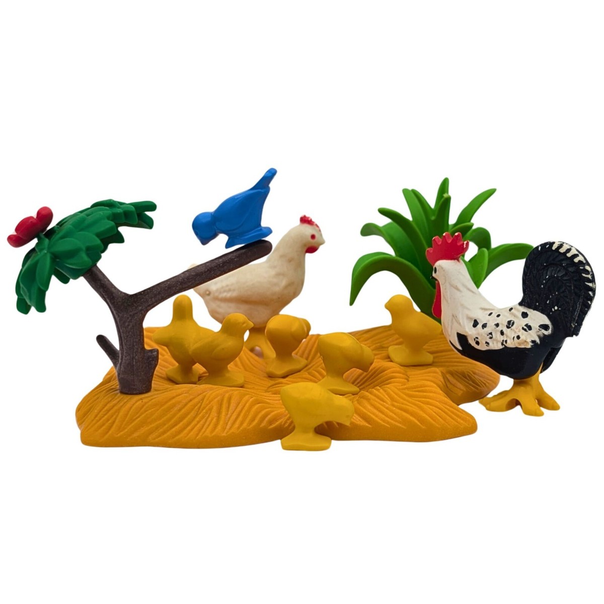Playmobil lotto base gialla galline e pulcini piante fattoria
