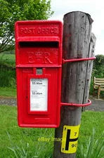 Photo 6x4 Close up, Elizabeth II postbox, Duckington Postbox No. SY14 662 c2019