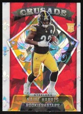 Najee Harris 2021 Panini Rookies & Stars # CR-28 RC Crusade Red Ice Pittsburgh S