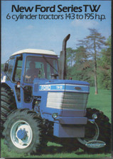Ford "Series TW" 143 to 195hp Tractor Brochure Leaflet
