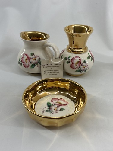 Prinknash Abbey Pottery Vase Jar & Trinket