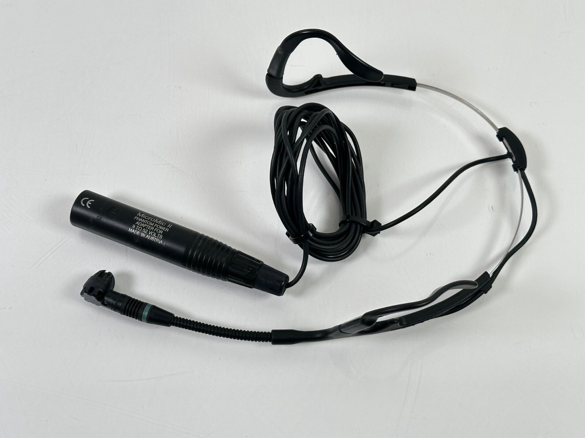 AKG MicroMic II Phantom Adaptor Made In Austria c410 Headset | eBay