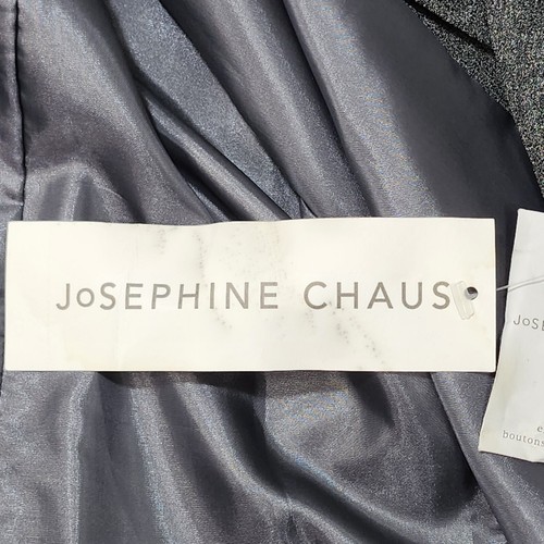 Josephine Chaus Jacket Blazer Suit Coat Women’s 12 Lined Long Zinc Heather - Picture 12 of 12