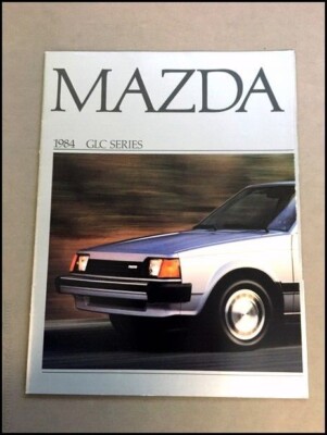 1984 Mazda GLC 22-page Original Car Sales Brochure Catalog | eBay