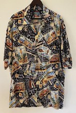 VTG 80s Joe Kealoha's Honolulu Hawaiian Shirt 2XL USA Made Woody Surf Haleiwa