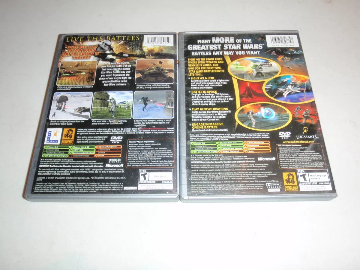 Star Wars: Battlefront II (Microsoft Xbox Live, 2005) *COMPLETE*  23272328757