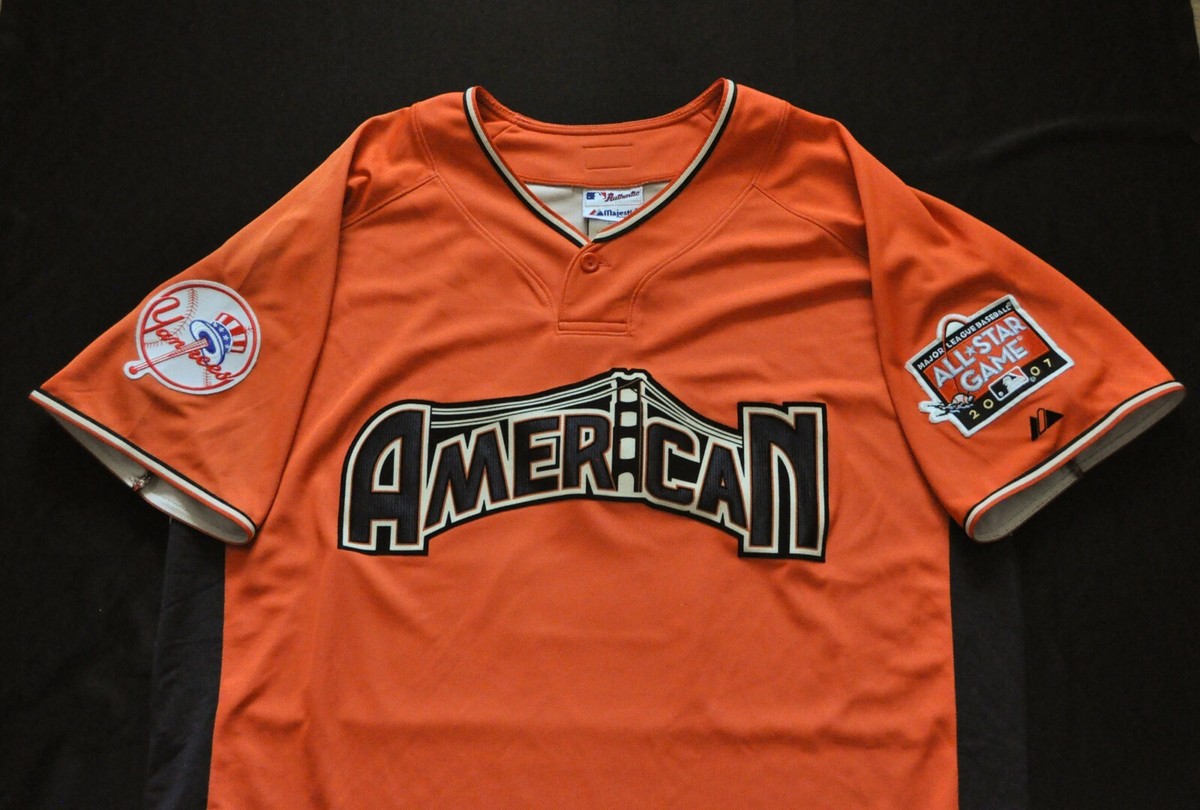 Derek Jeter 2007 MLB All-Star SF Majestic Jersey Authentic Yankees
