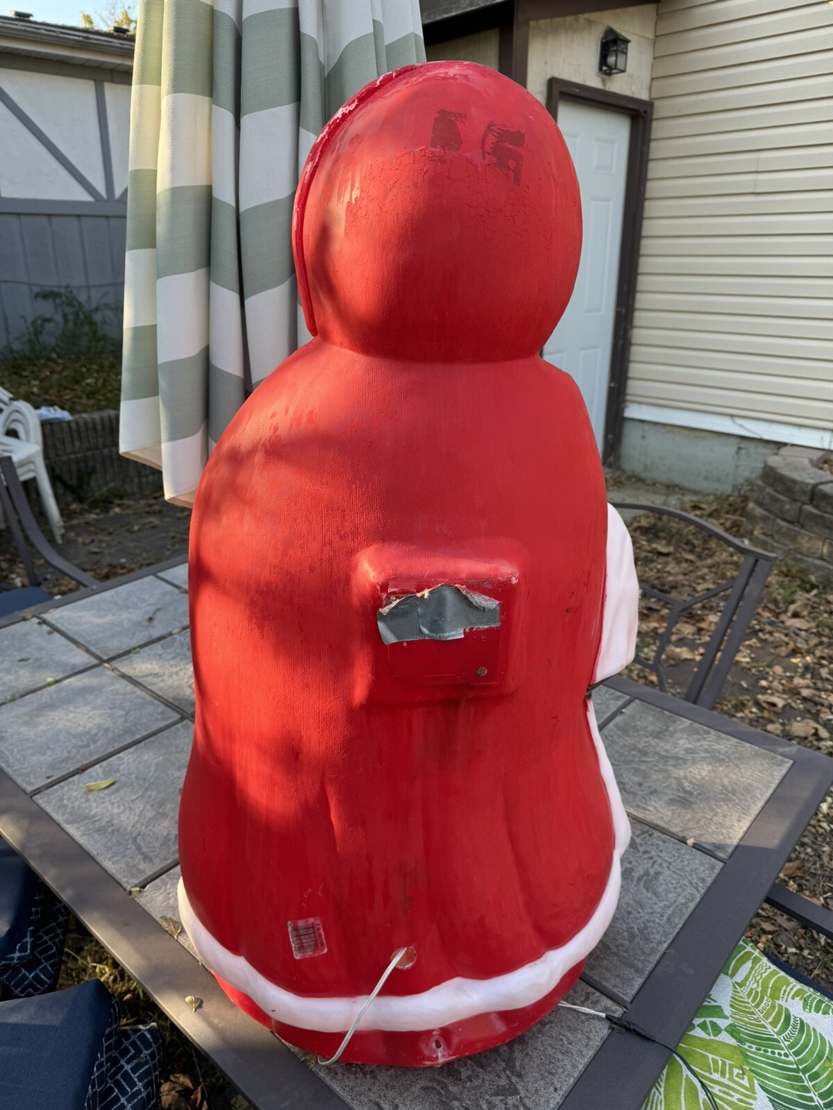 Vintage Santa’s Best Mrs. Claus 40" Lighted Christmas Blow Mold eBay