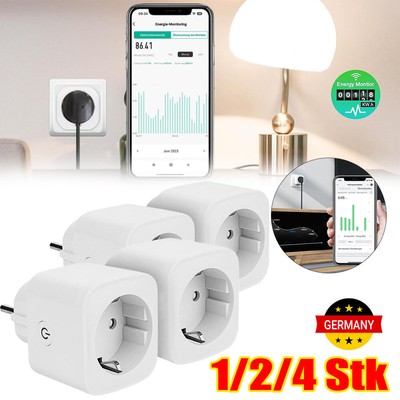 16A Smart Life Steckdose WIFI WLAN Home Socket Fernbedienung Timer Alexa Google