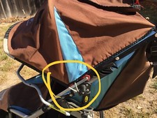 Bob Stroller Canopy - Set of 2 Hinges 4 Screws Models 2010 And Older